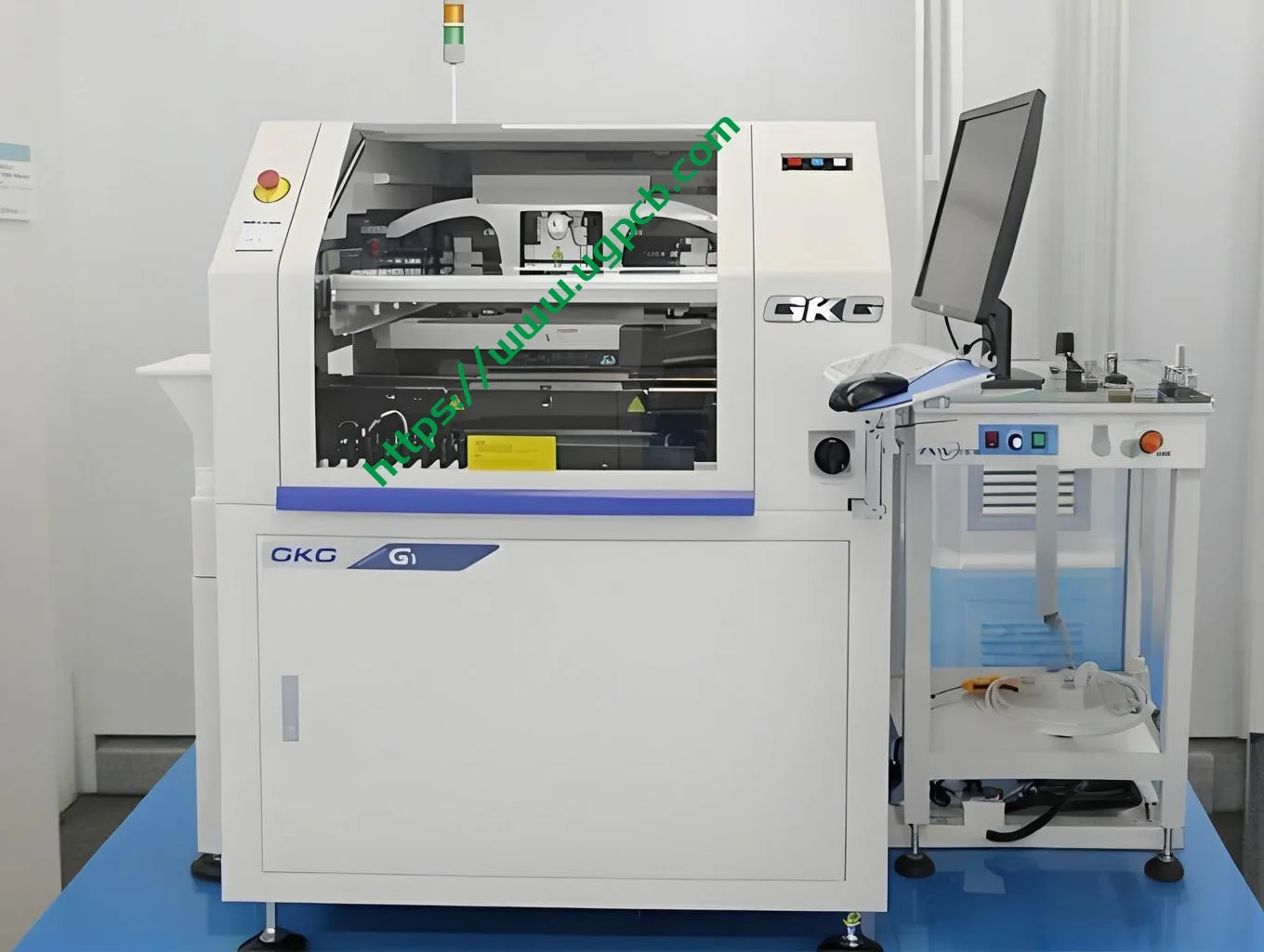 Automatic solder paste printing machine