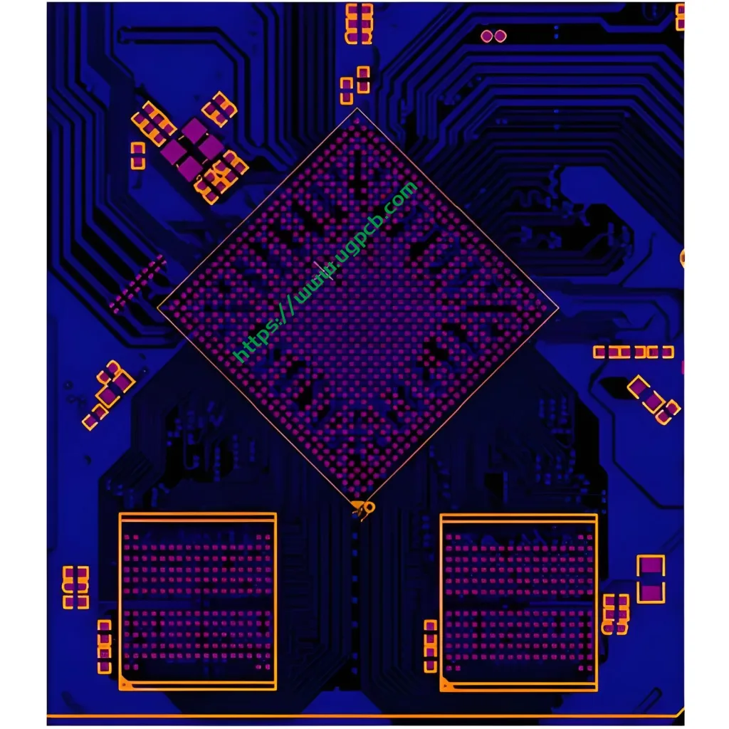 14-Conception de PCB HDI haute vitesse de couche 25G