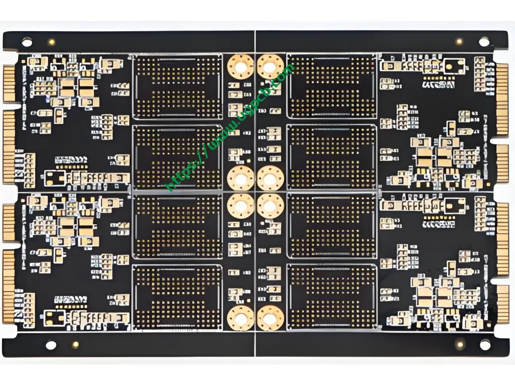 PCB à trou borgne pour doigt en or