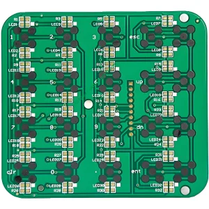 Double-sided carbon oil circuit board