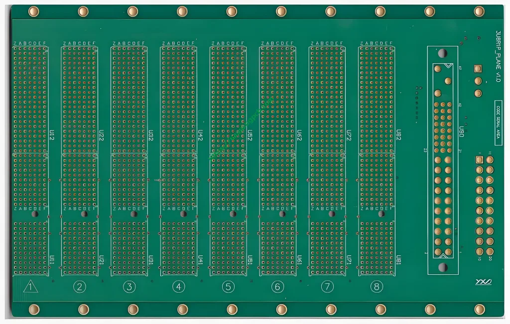 16PCB de fond de panier à vias aveugles en L