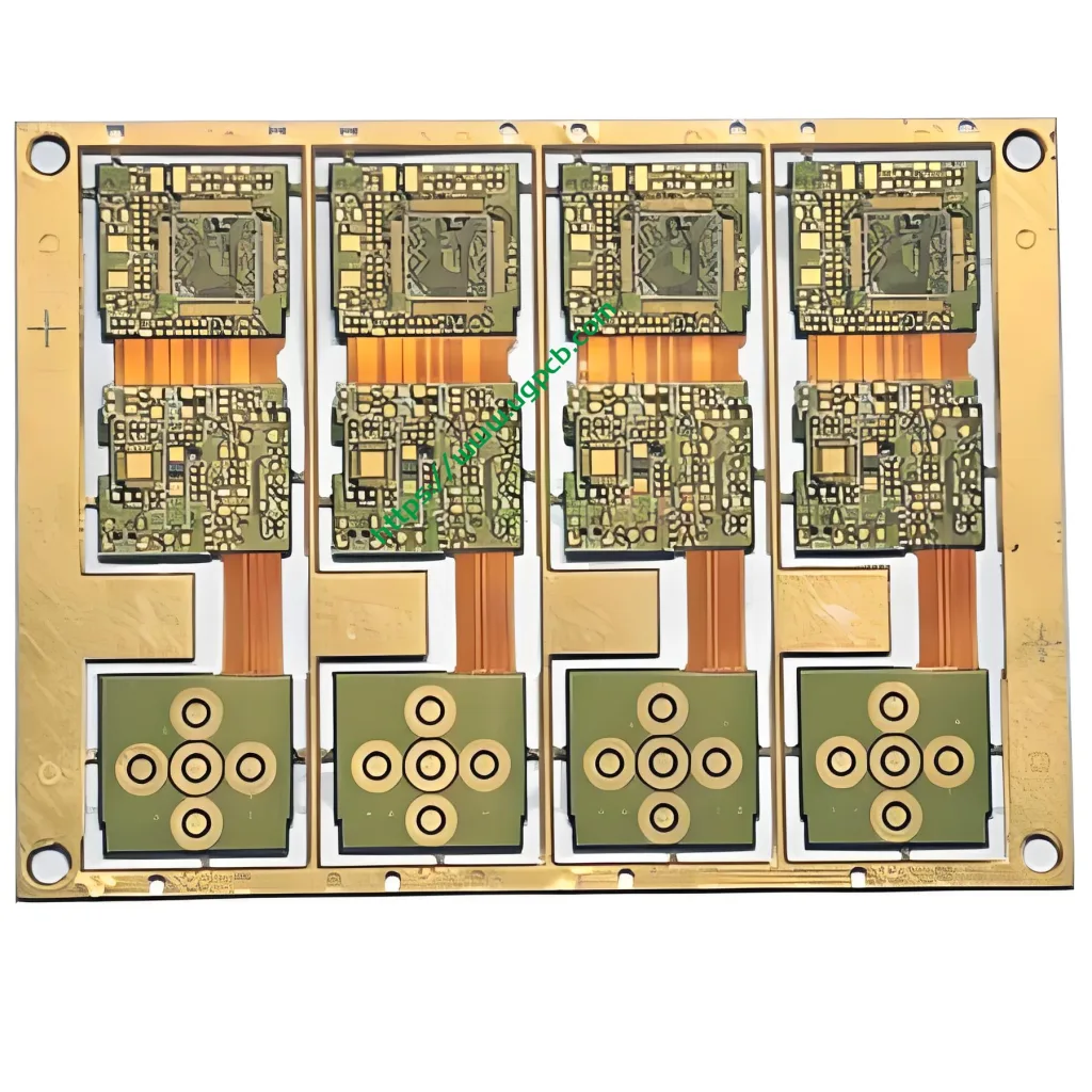 Masque de soudure jaune PCB rigide-flexible(R-FPCB)