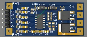 0.6mm Thickness Battery protection PCB