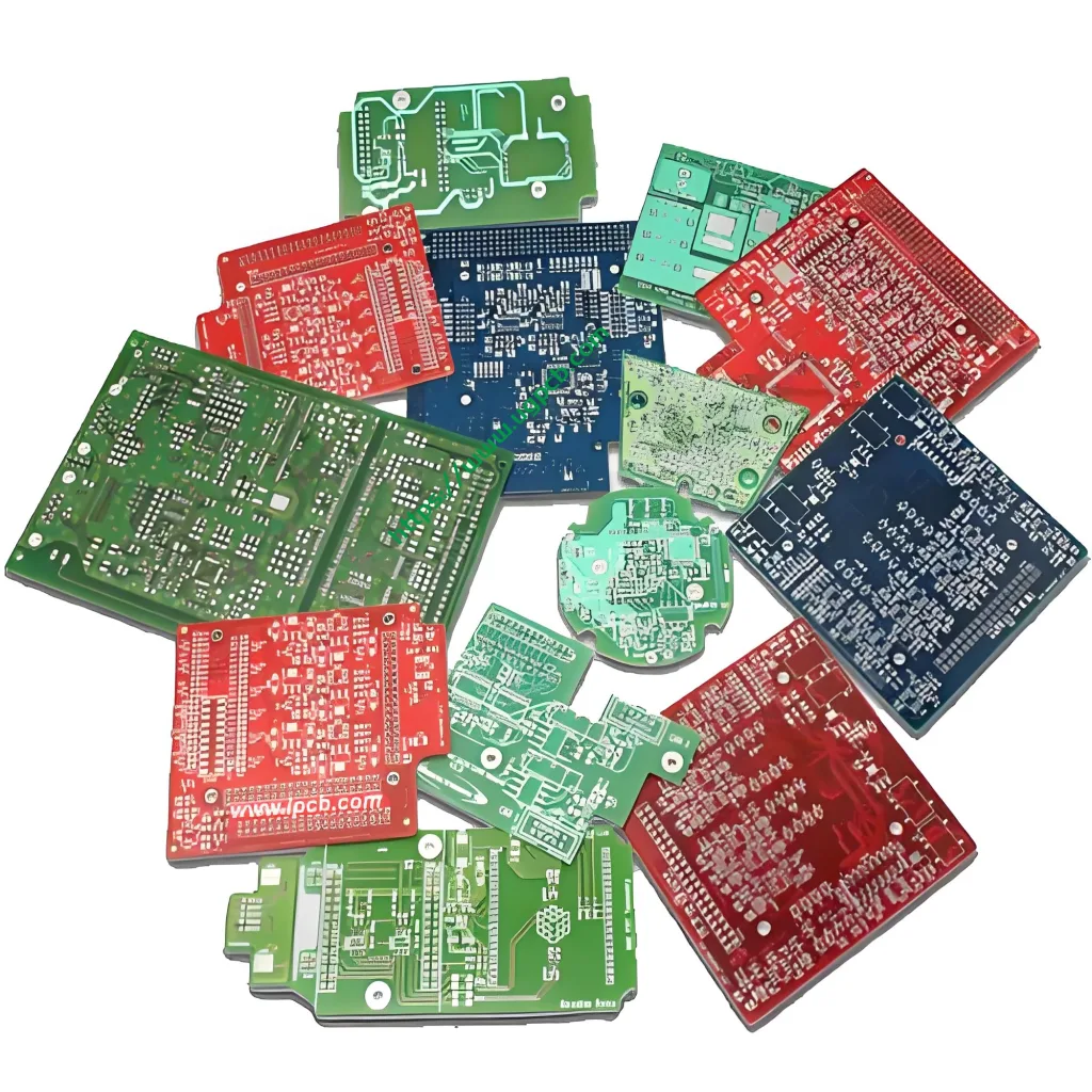 PCB with different solder mask colors