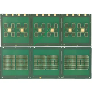 Blind vias IC Substrate