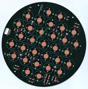 Black color single side aluminium PCB